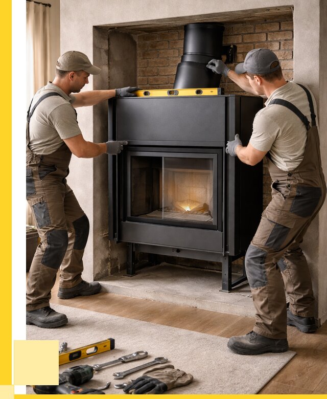 Установка каминных топок в Белорецке под ключ от 18247 р. | ЭриданБлр