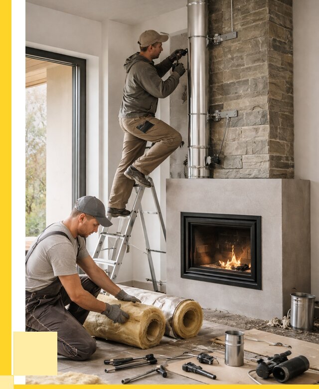 Монтаж дымоходов для каминов в Белорецке от 15206 р. ЭриданБлр