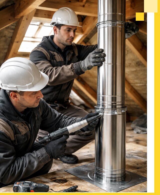 Монтаж дымоходов для каминов в Белорецке с гарантией качества