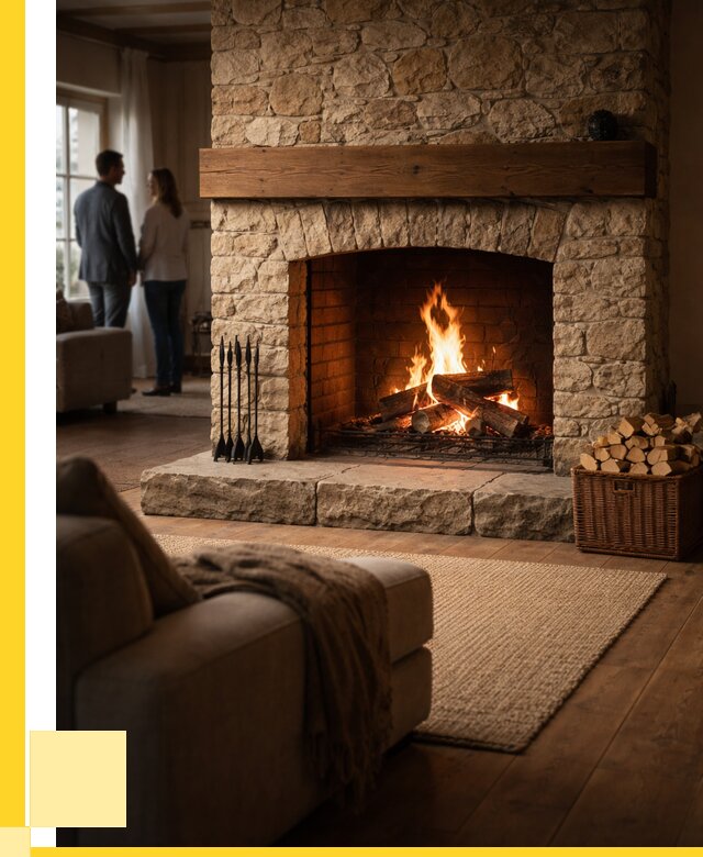 Открытые камины под ключ в Белорецке от 152055 р. ЭриданБлр