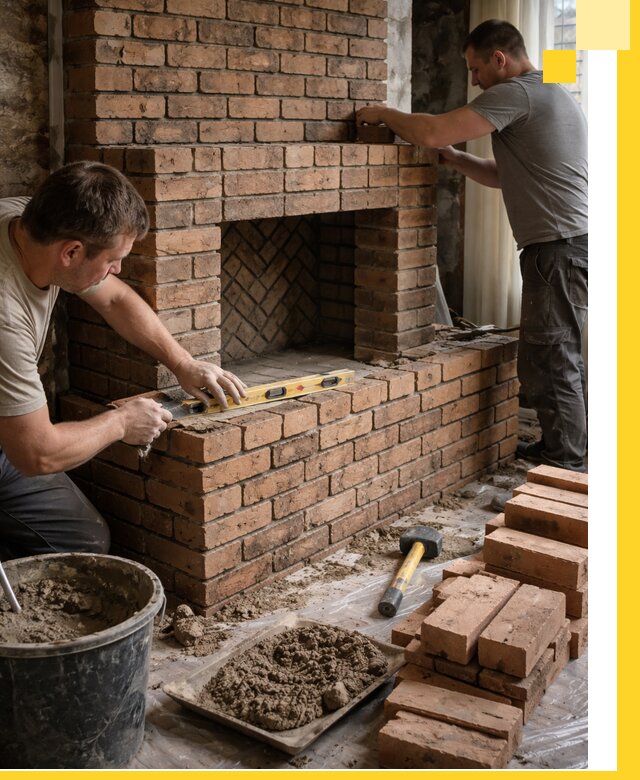 Изготовление и установка кирпичных каминов в Белорецке