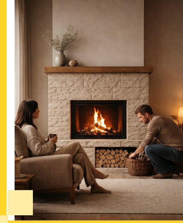 Камины для дома в Белорецке под ключ от 152055 р. | ЭриданБлр