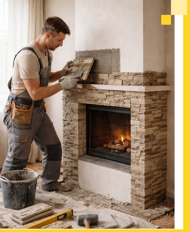 Изготовление и монтаж каминов для дома под ключ в Белорецке