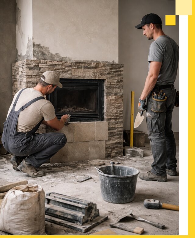 Камины под ключ в Белорецке: проект, изготовление и монтаж