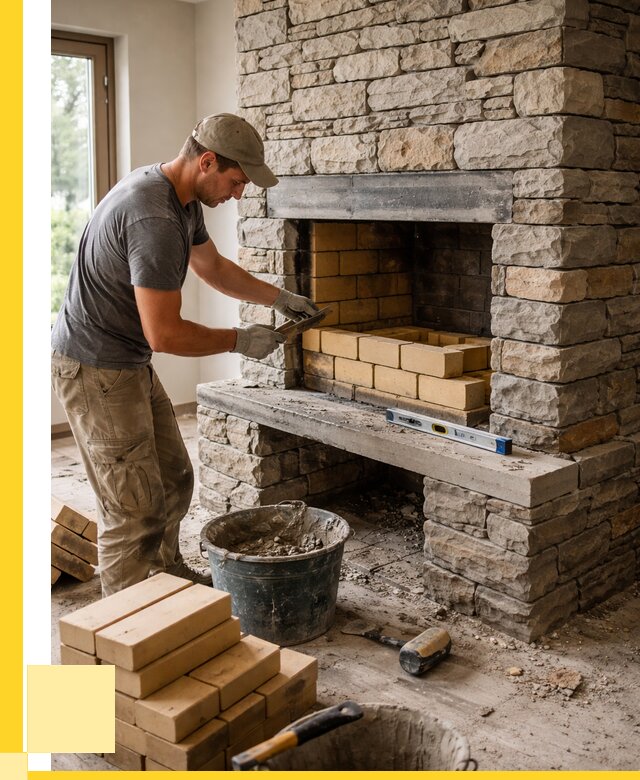 Кладка каминов и камина в Белорецке от 25343 р. ЭриданБлр