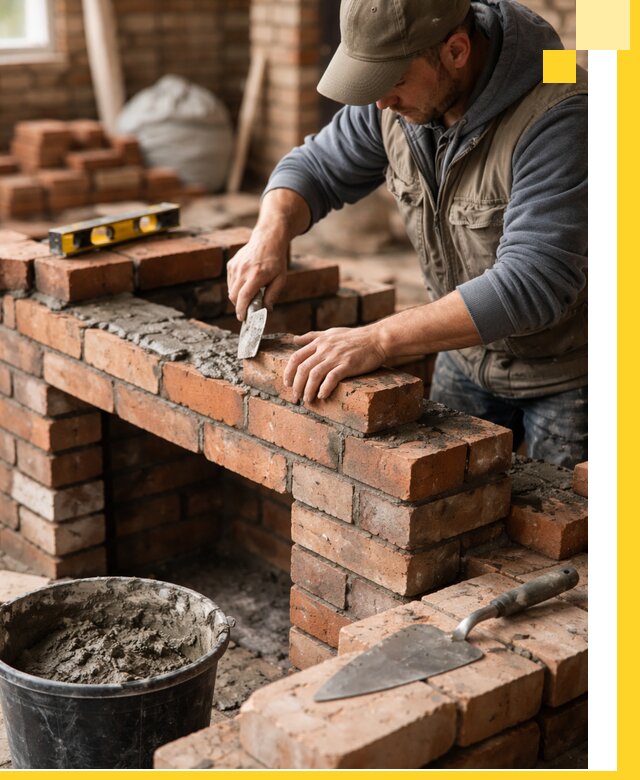 Кладка каминов под ключ в Белорецке профессиональная отделка и монтаж