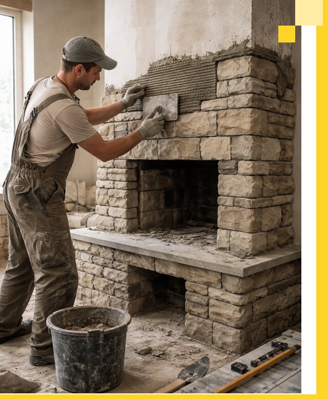 Строительство каминов под ключ в Белорецке от проектирования до монтажа