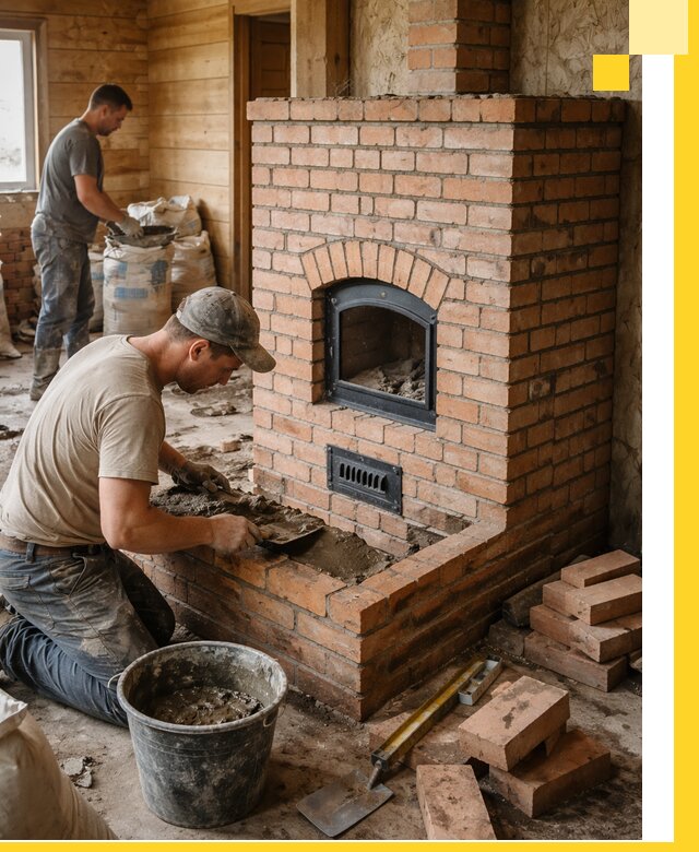 Профессиональное строительство печей в Белорецке под ключ