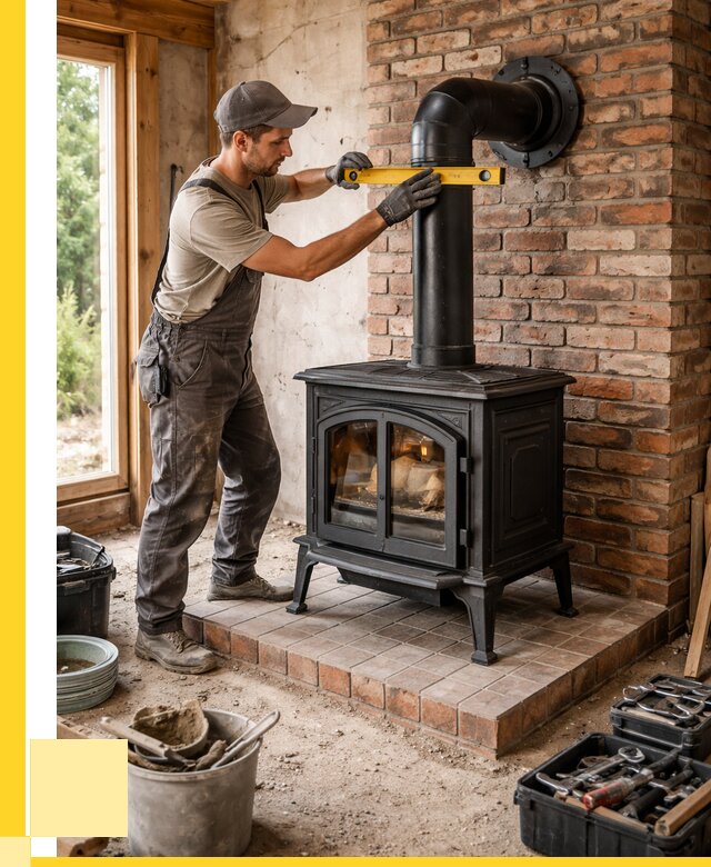 Монтаж печей установка банной печи в Белорецке от 15206 р. | ЭриданБлр