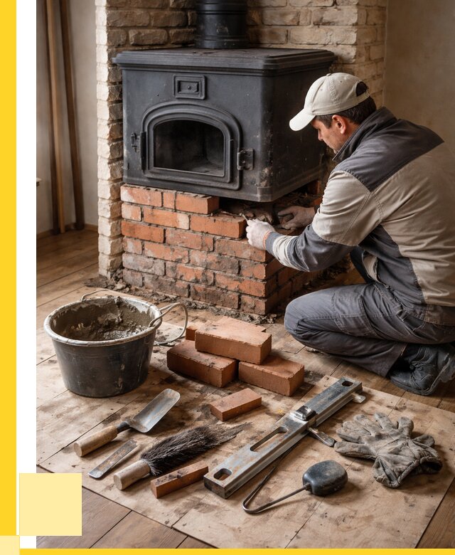 Ремонт печей в Белорецке от 12164 р., услуги печника ЭриданБлр