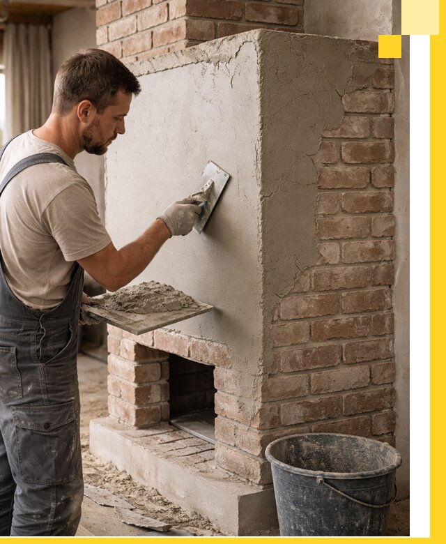 Отделка печей и облицовка каминов в Белорецке под ключ