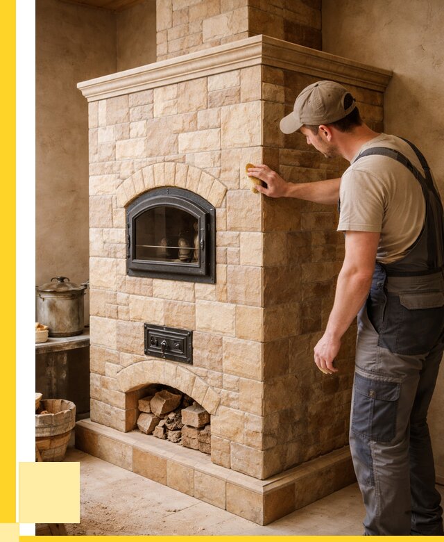 Облицовка печей в Белорецке от 4562 р. под ключ | ЭриданБлр