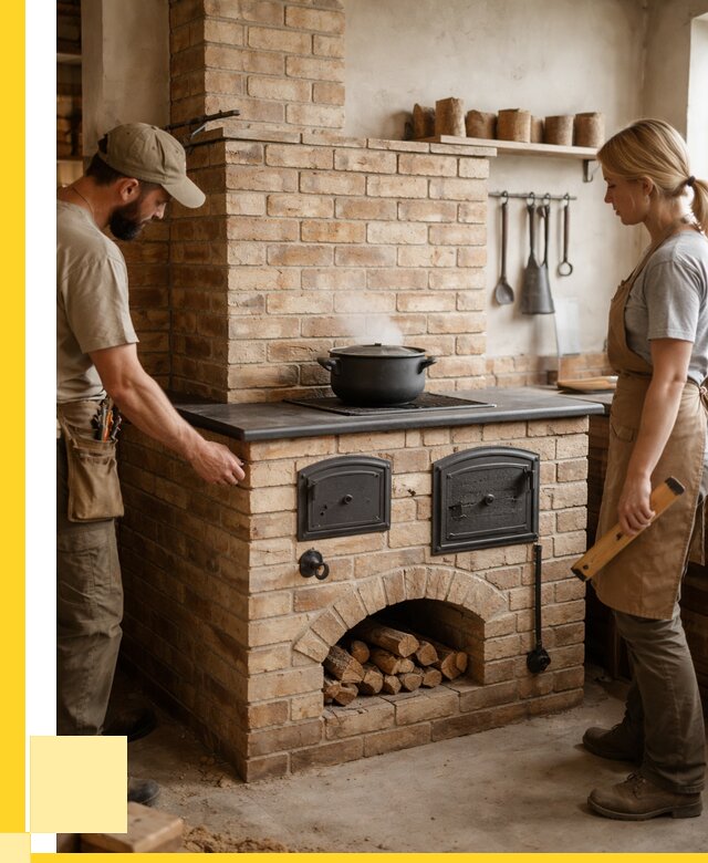 Варочно отопительные печи в Белорецке от 91233 р. | ЭриданБлр