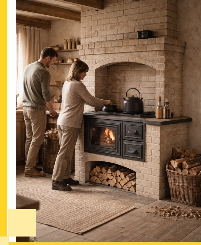 Печи с плитой в Белорецке от 45617 р. | ЭриданБлр — кирпичная печь