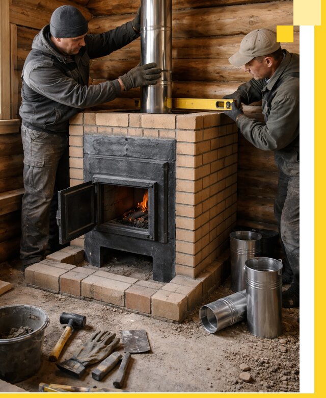 Проектирование, изготовление и установка банных печей в Белорецке