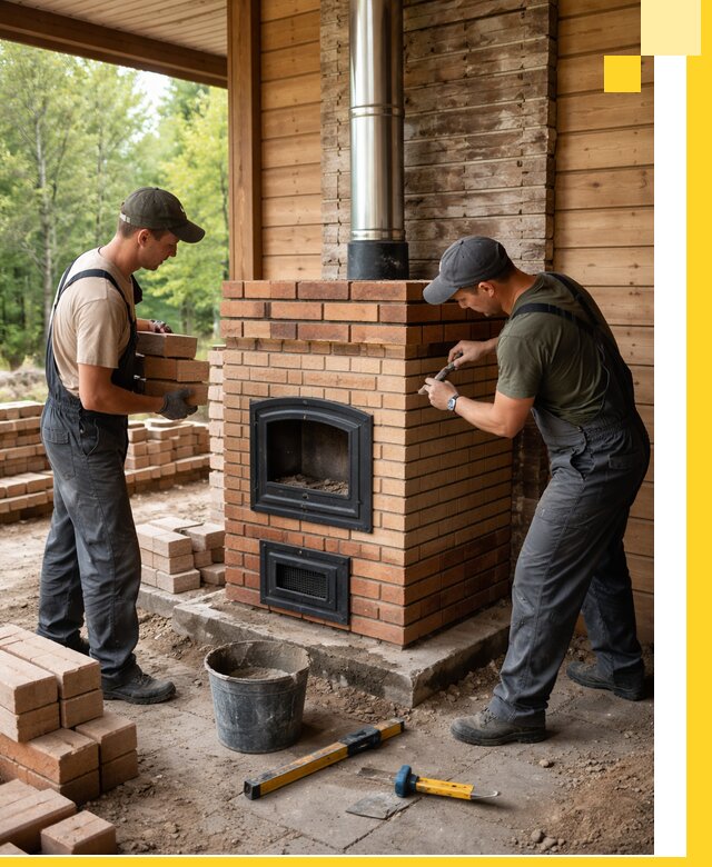 Производство и установка дачных печей под ключ в Белорецке