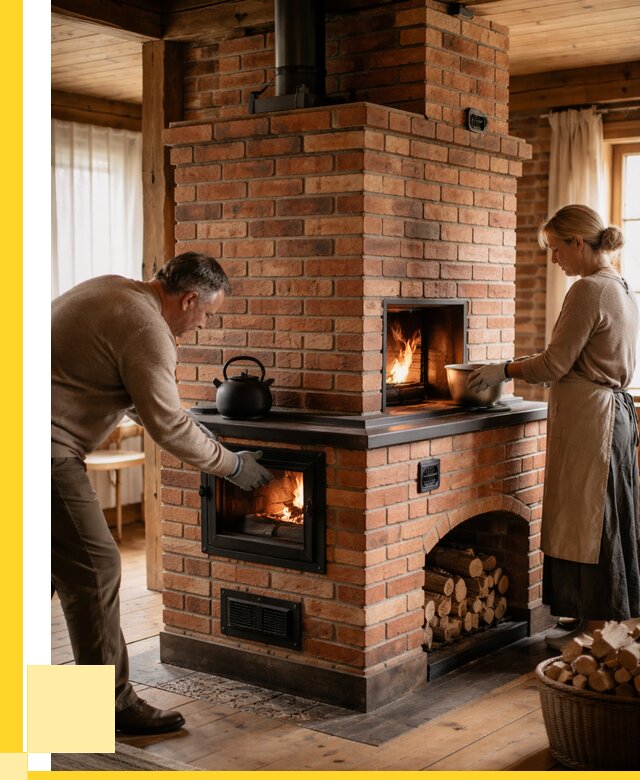 Печи для загородного дома под ключ в Белорецке от 81096 р. | ЭриданБлр