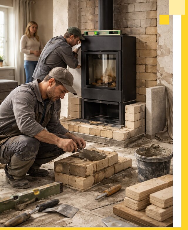 Печи и камины под ключ: проект, установка в Белорецке