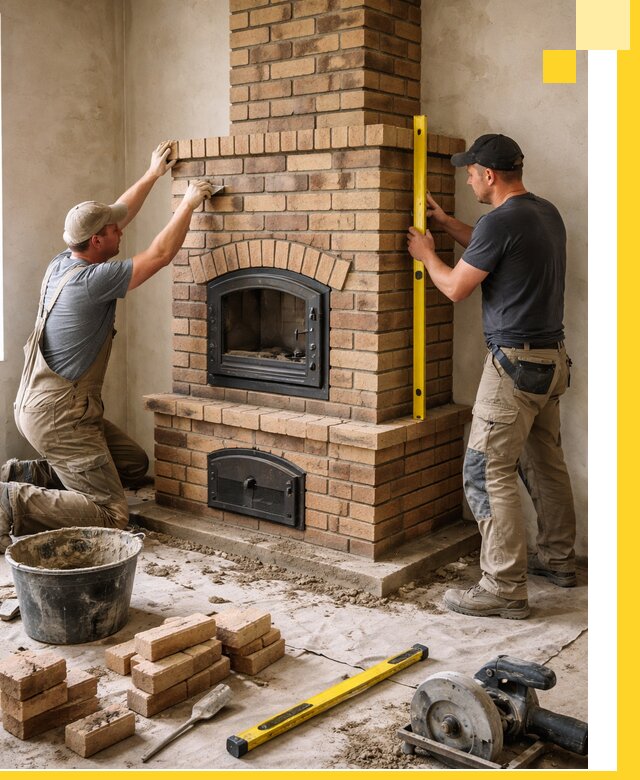 Продажа и установка печей и каминов для дома под ключ в Белорецке