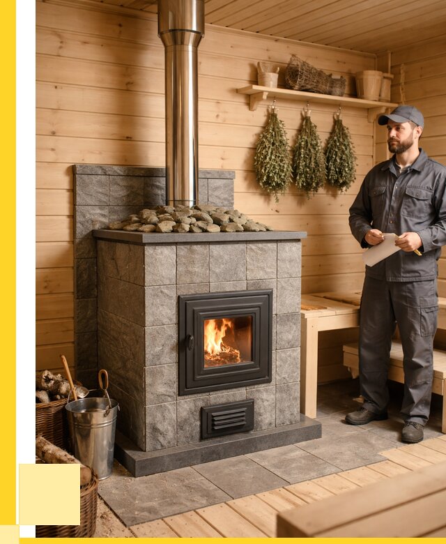 Печи для бани под ключ в Белорецке от 121644 р. | ЭриданБлр