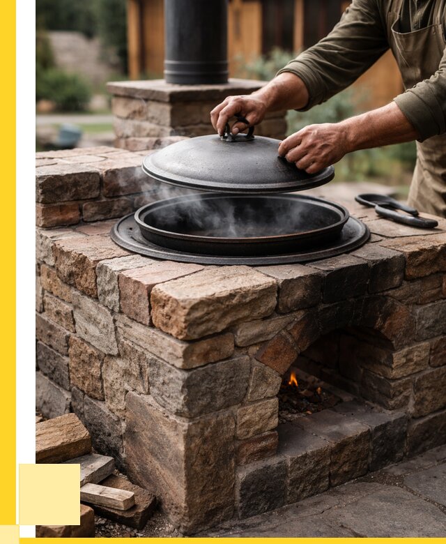 Печи для казана в Белорецке по цене от 18247 р. | ЭриданБлр