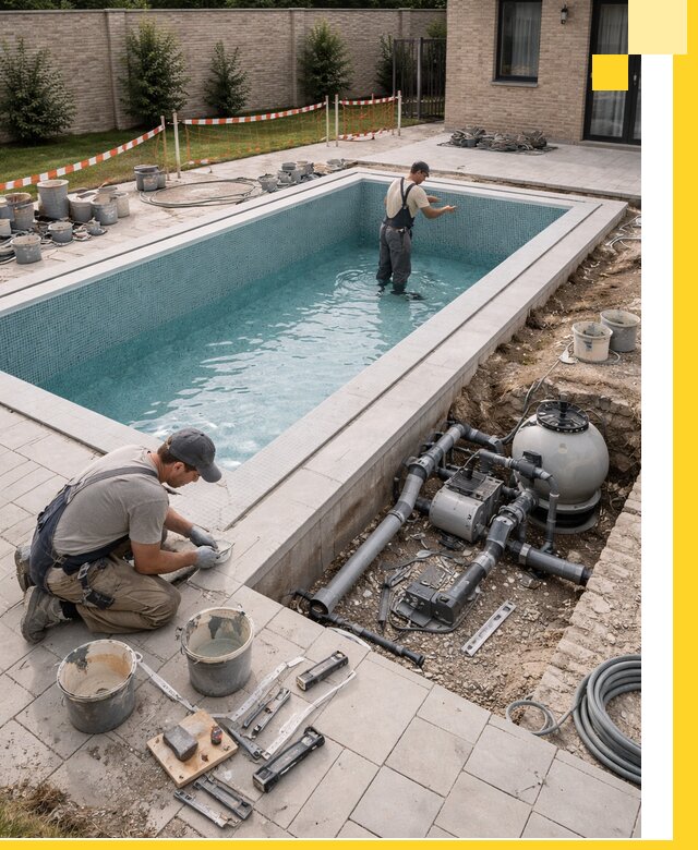 Строительство бассейнов под ключ в Белорецке: проекты и монтаж