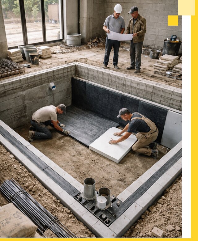 Проекты частных и общественных бассейнов под ключ в Белорецке