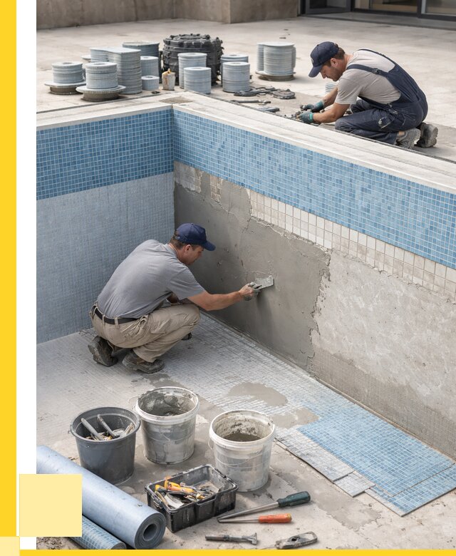 Ремонт и обслуживание бассейнов в Белорецке от 25343 р. | ЭриданБлр