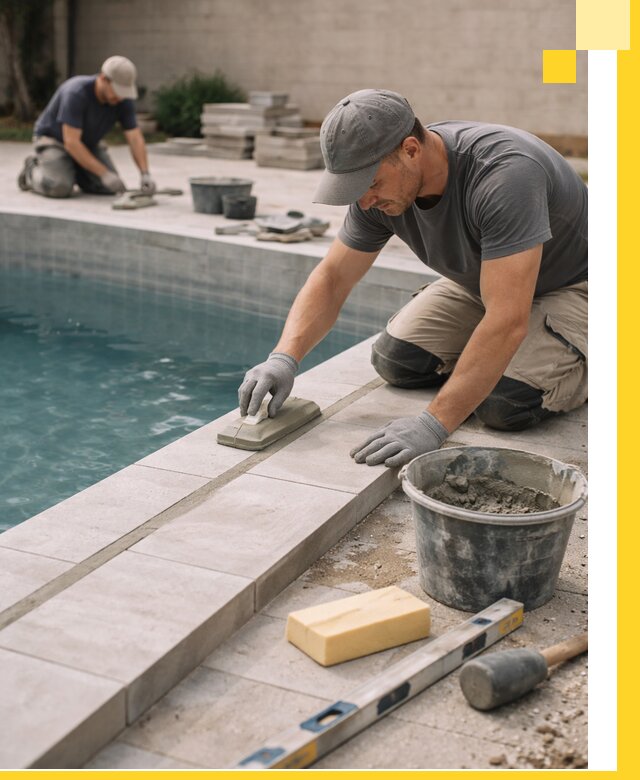 Отделка бассейнов в Белорецке: декоративная отделка и гидроизоляция