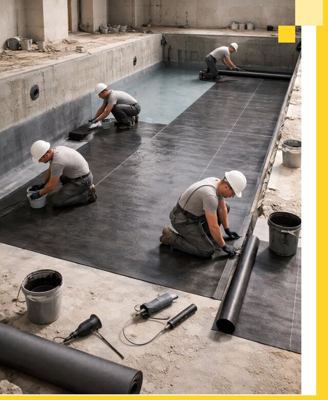 Профессиональная гидроизоляция бассейнов и чаш в Белорецке под ключ