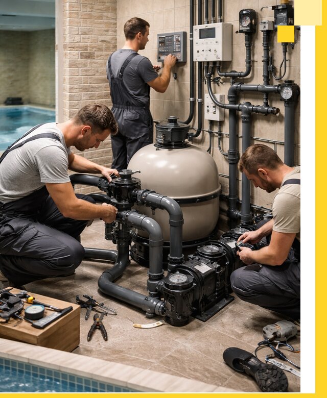 Комплексное оборудование для бассейнов под ключ в Белорецке