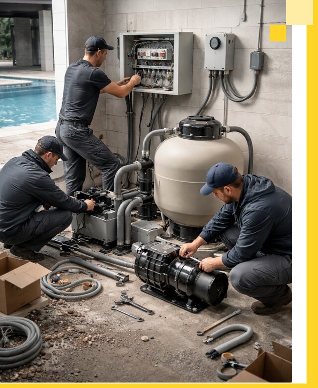 Профессиональный монтаж оборудования для бассейнов в Белорецке