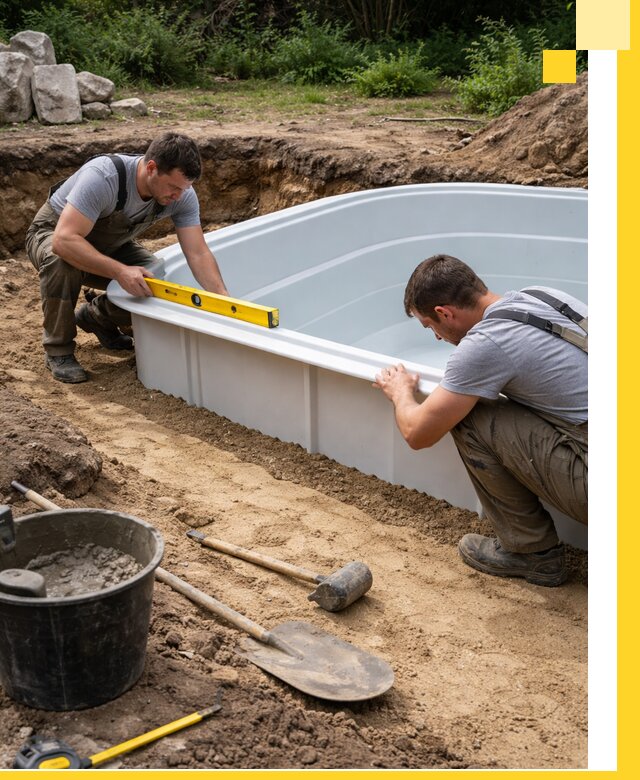 Производство и установка пластиковых бассейнов в Белорецке под ключ