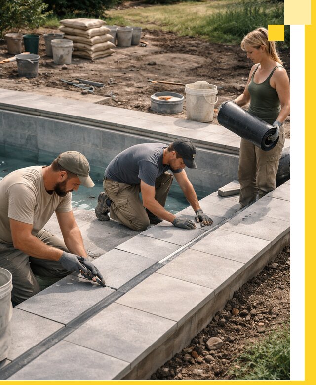 Строительство и монтаж уличных бассейнов под ключ в Белорецке