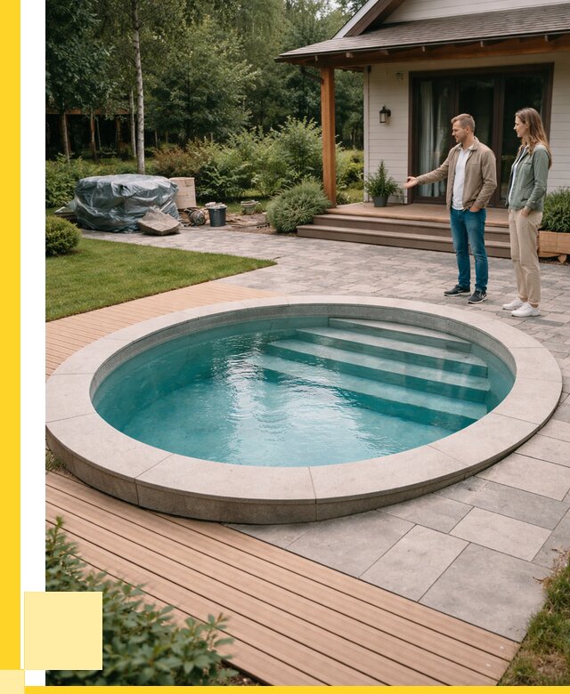 Бассейн на даче под ключ в Белорецке от 202740 р., ЭриданБлр