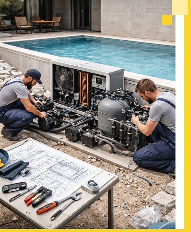 Проектирование и монтаж бассейнов с подогревом в Белорецке