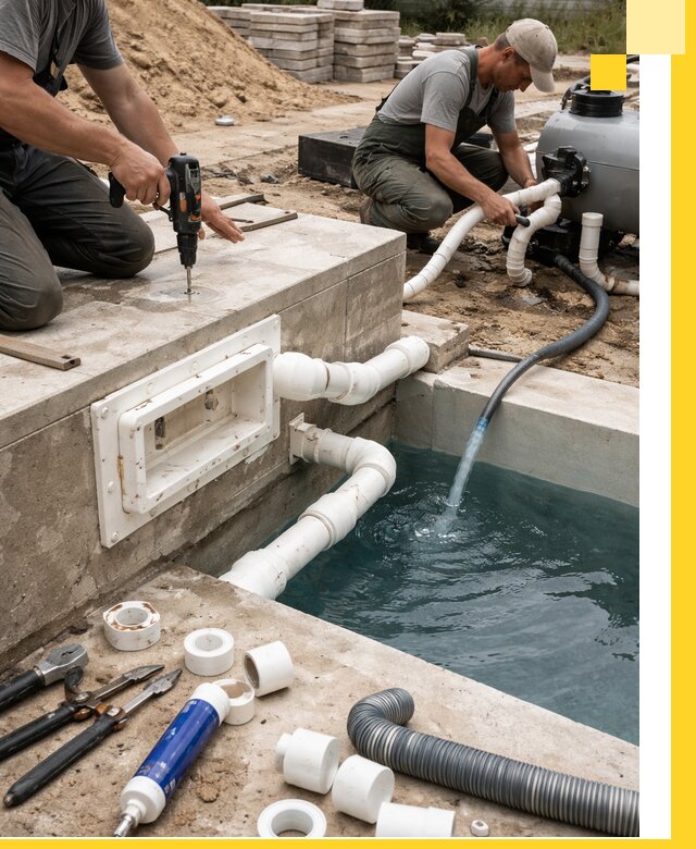 Строительство скиммерных бассейнов под ключ в Белорецке