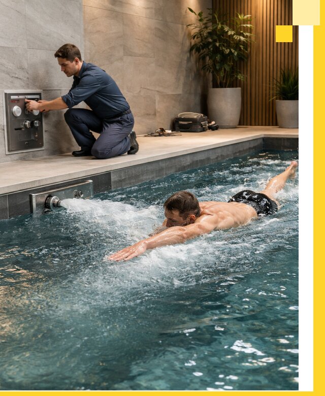 Проектирование и монтаж бассейнов с противотоком в Белорецке