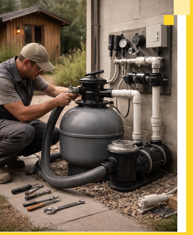 Продажа и монтаж фильтров и насосов для бассейнов в Белорецке