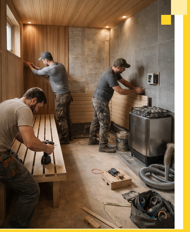Сауны под ключ в Белорецке, проектирование, строительство, отделка