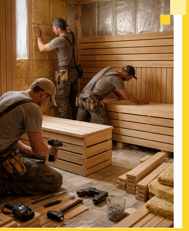 Профессиональное строительство саун под ключ в Белорецке