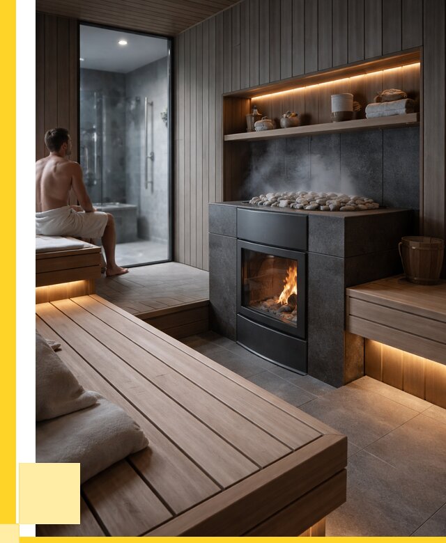 Проект сауны в частном доме в Белорецке от 35480 р. | ЭриданБлр