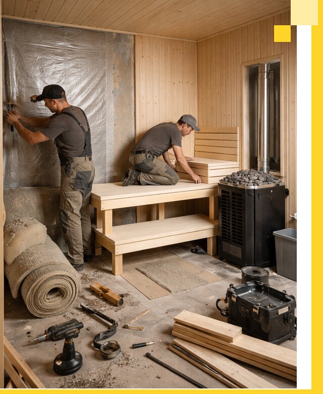 Проекты саун под ключ в Белорецке дизайн и строительство