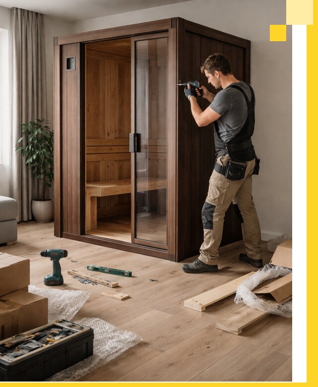 Установка и производство мини саун под ключ в Белорецке