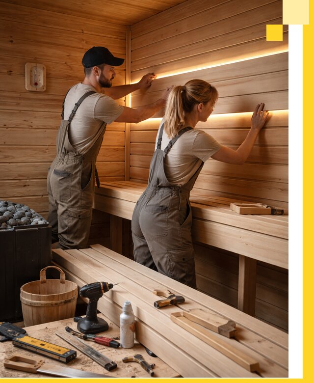 Дизайн саун и бань под ключ с индивидуальным проектом в Белорецке