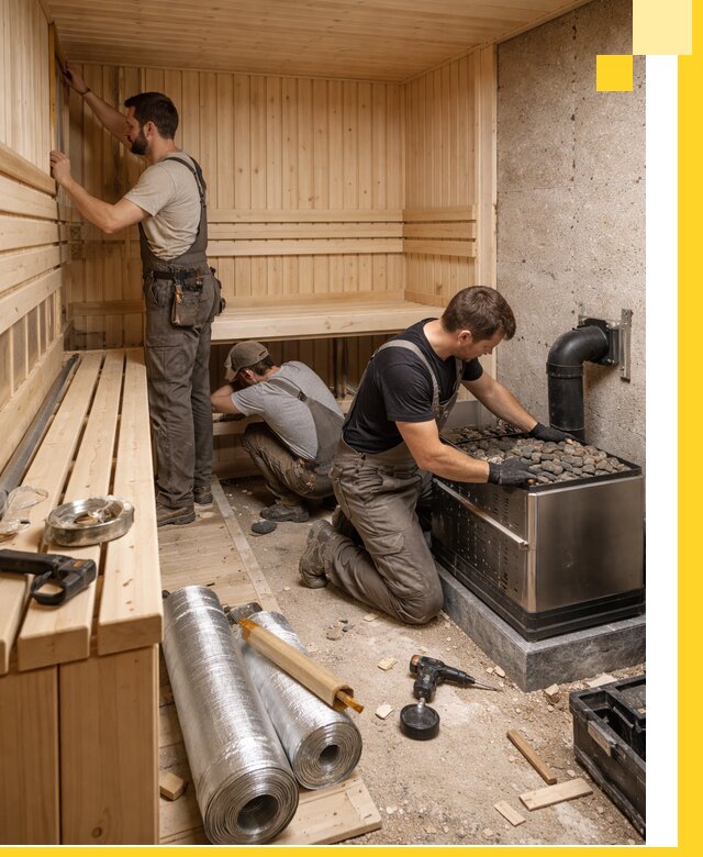 Индивидуальные сауны на заказ в Белорецке под ключ, проект и монтаж