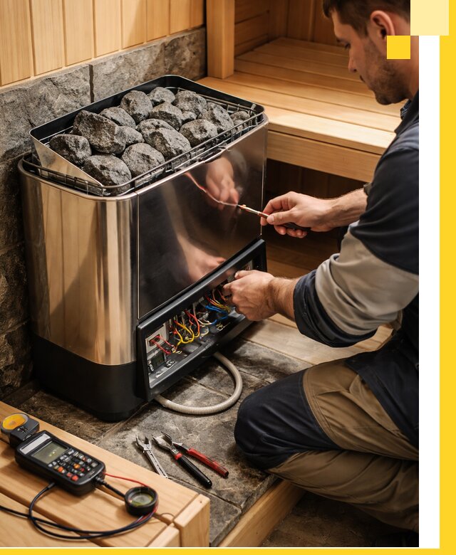 Продажа и установка электрокаменок для саун в Белорецке