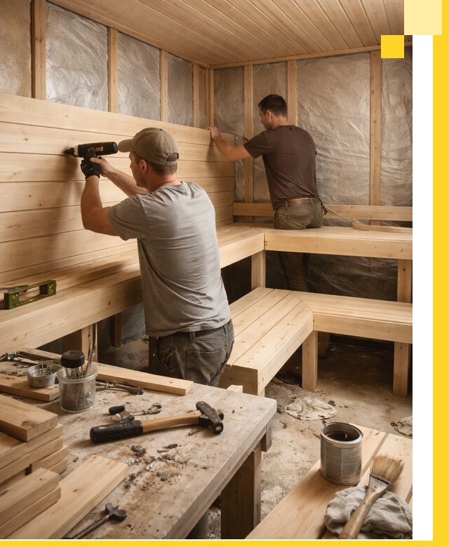 Профессиональная отделка бань и саун под ключ в Белорецке