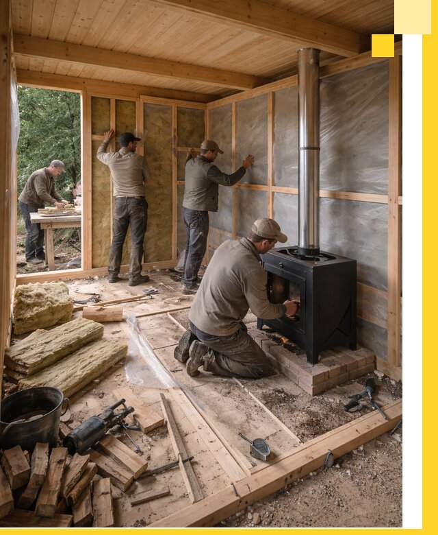 Профессиональный монтаж бань под ключ в Белорецке для дома