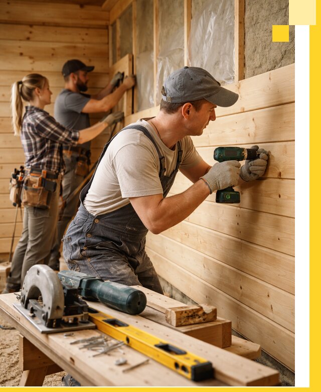 Обшивка бань под ключ в Белорецке: отделка стен и потолков